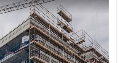 Residential units under construction