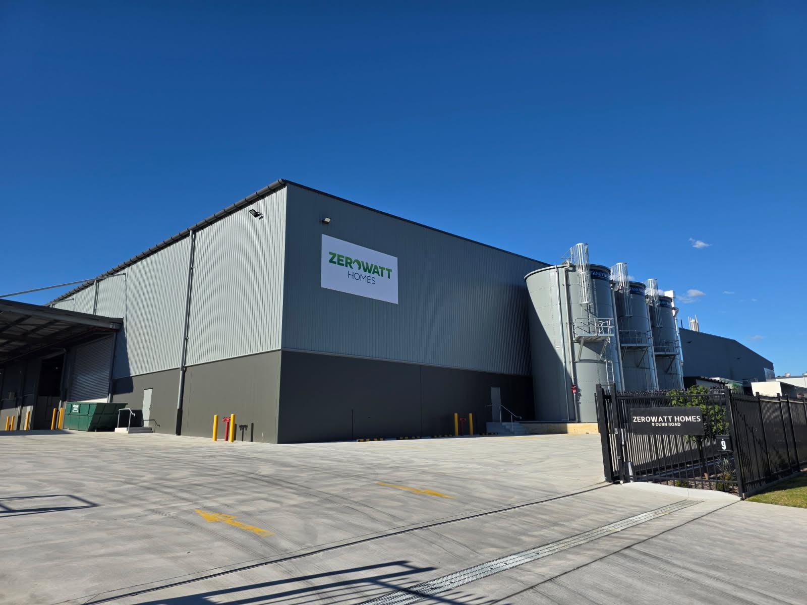 Factory entrance