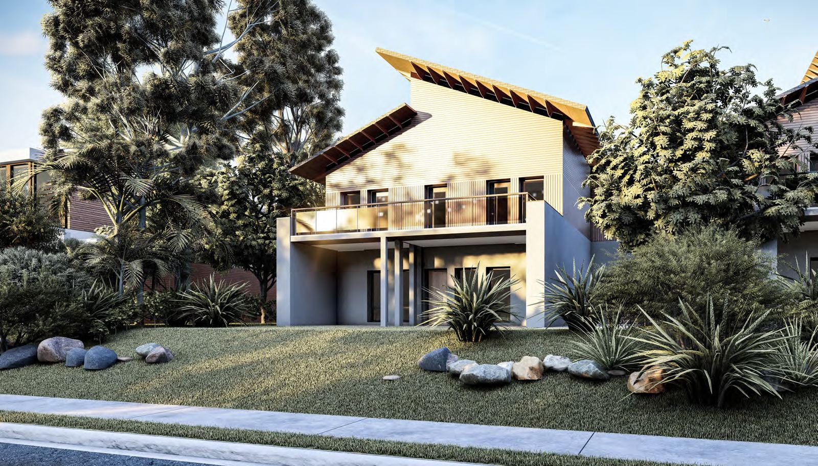 Single-family home render